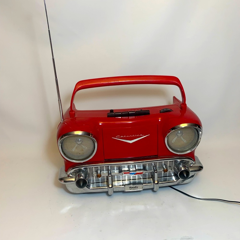 Randix Red '57 Chevy AM/FM/Cassette Radio